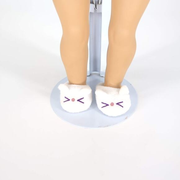 Battat White Kitten Slippers for 18 Inch Dolls - Good Used Condition - Picture 2 of 14